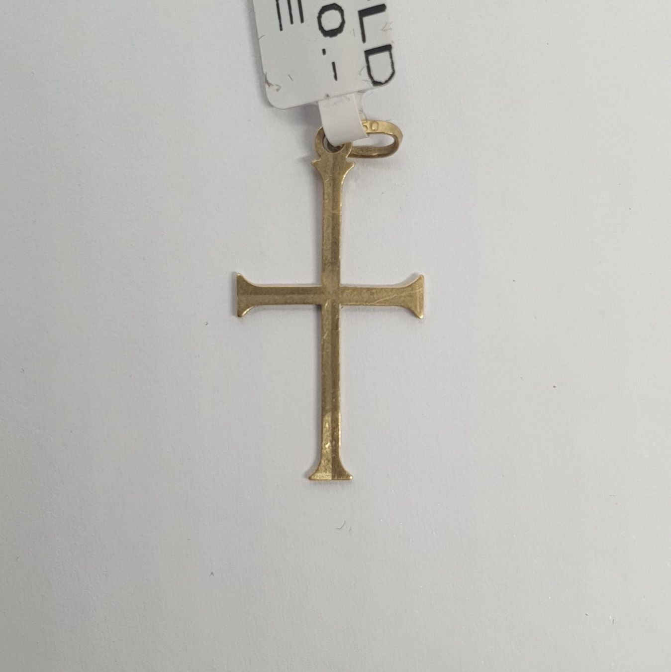 Ciondoli: Echt 18K Gold - Kreuz Anhänger – Usato da Luzern venduto da Goldhaus-Luzern
