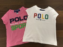POLO RALPH LAUREN MÄDCHEN SHIRTS-2 Stück-GR.104/110