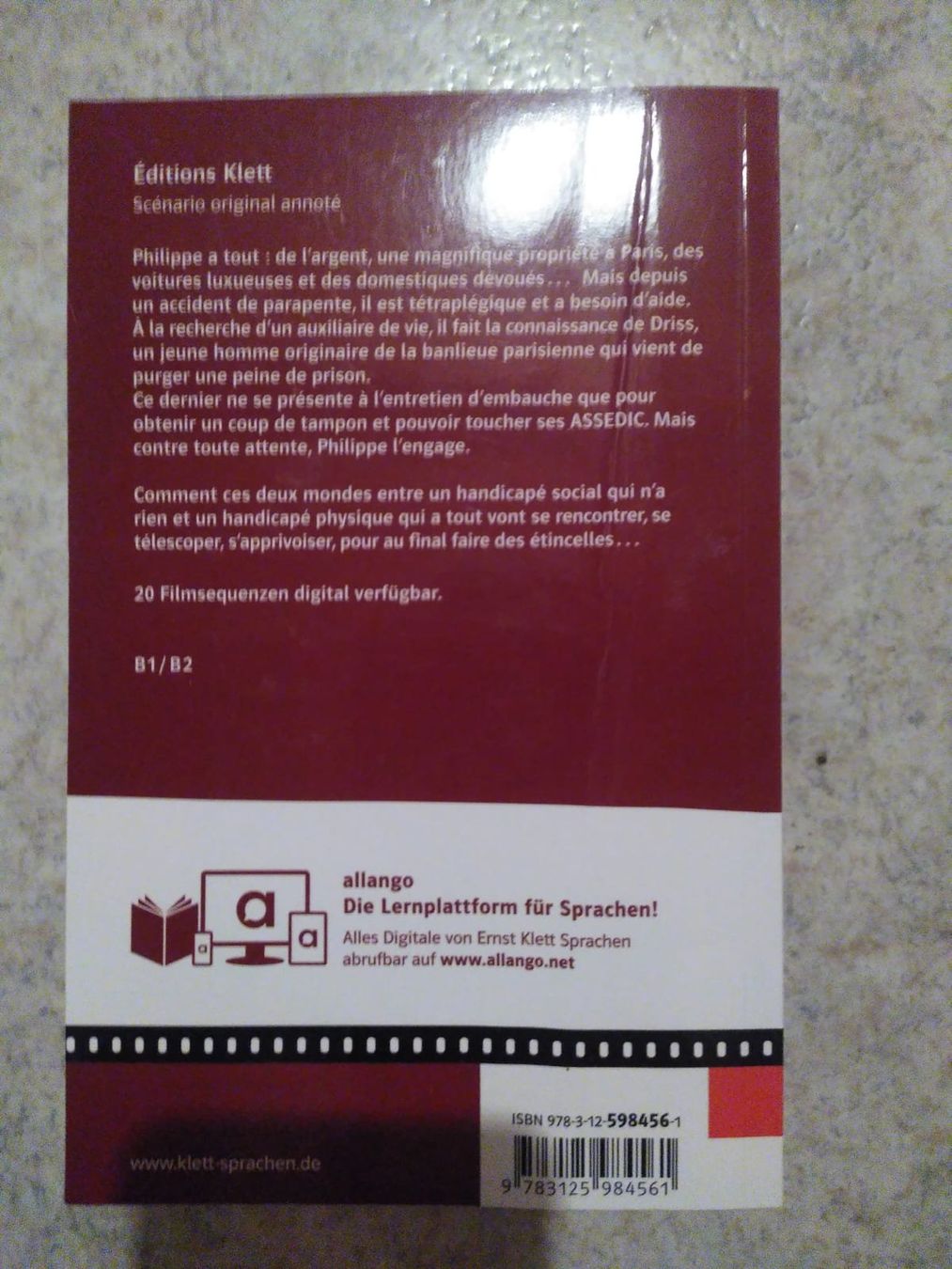 Libri: Intouchables: Drehbuch mit Filmszenen (B1/B2) – Usato da Wattwil venduto da res_78tj 1