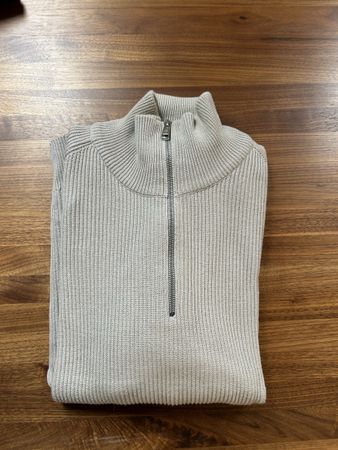 Marc O'Polo Herrenpullover Gr. L Bio-Baumwolle beige