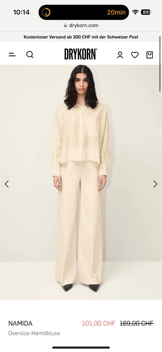Drykorn Camicette: Drykorn Bluse Namida – Nuovo (secondo la descrizione) da Chur venduto da moreforless_ 1