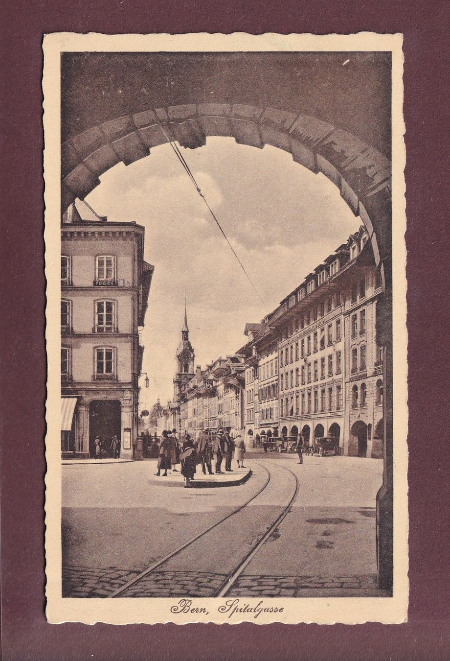 Ansichtskarten: BERN - Spitalgasse - 1932 – Gebraucht aus Pully von nicecards
