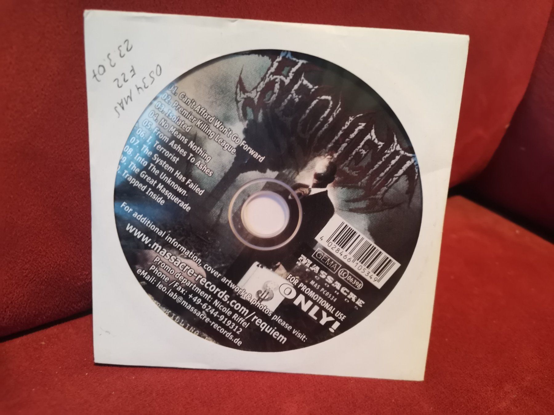 CD: Requiem Promo CD Premier Killing League – Usato da Zofingen venduto da noise123