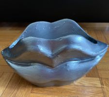 Vase Dekorative Blumenvase Mund Neu