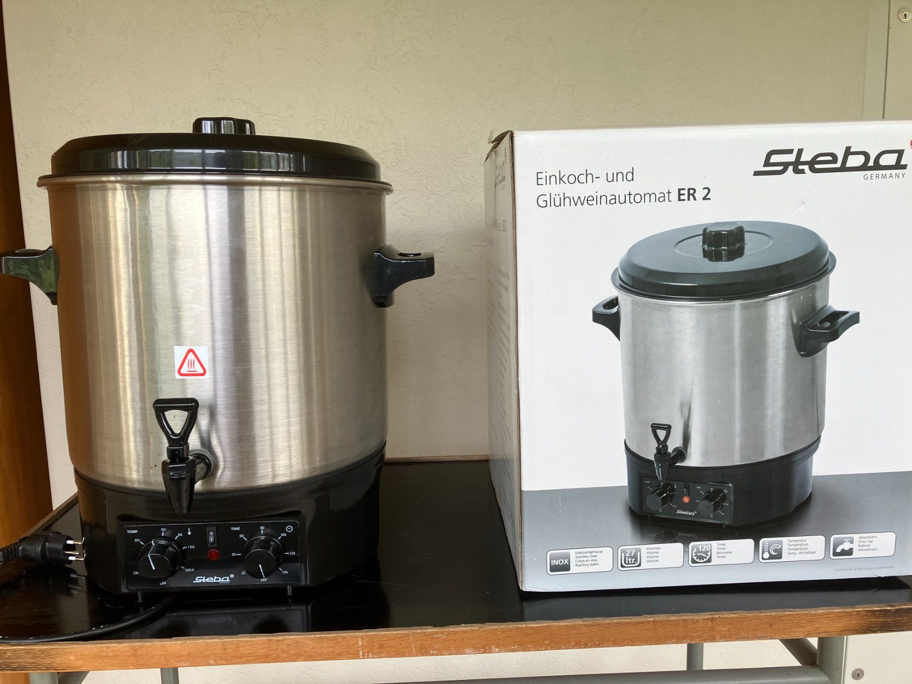 Steba Elettrodomestici da cucina: 2 Steba ER2 Einkoch-/Glühweinautomaten – Usato da Bellach venduto da vfb01