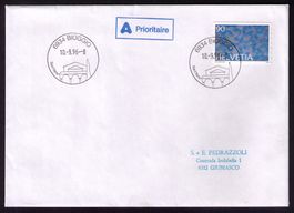 1996_898__1. SELBSTKLEBENDE_MH-FDC 10.9.96__6934 BIOGGIO !