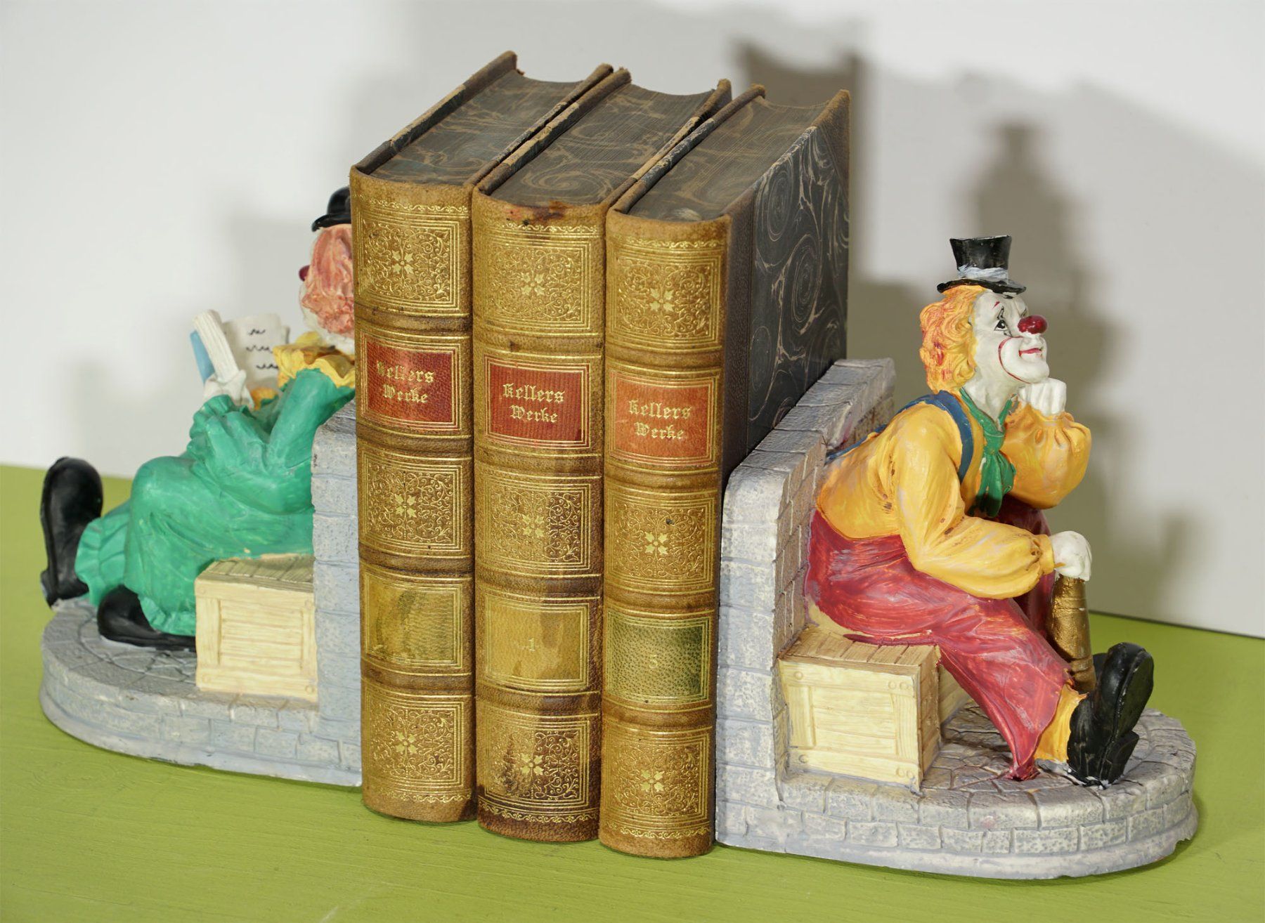 Altro in Decorazioni & Accessori: Paar Clowns Buchstützen – Usato da Meggen venduto da Brockitare 7