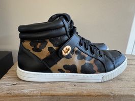 Coaches Sneaker High-Top Gr. 38,5 Leder, Leopardenmuster