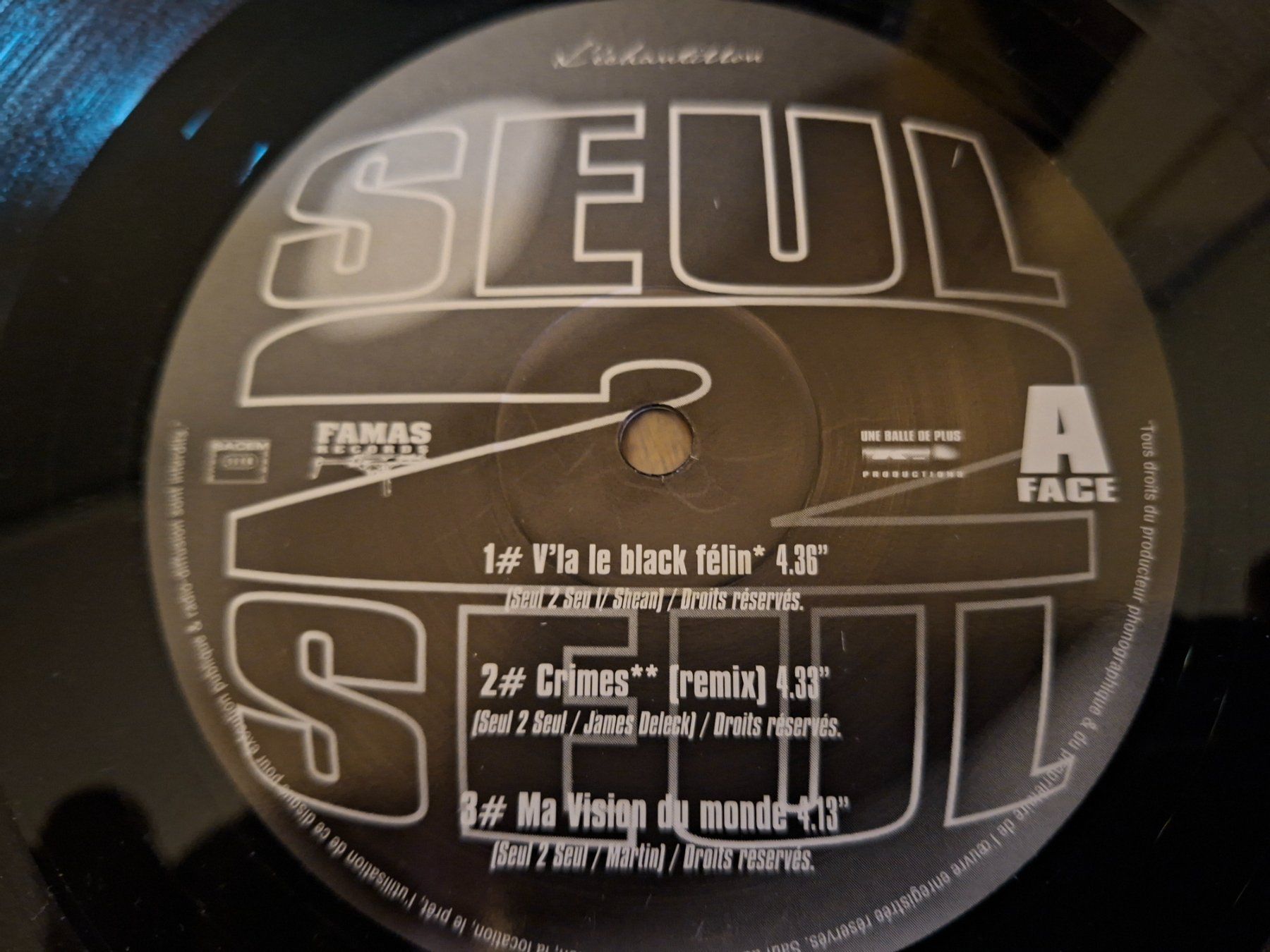 Dischi in vinile: Rap FR Maxi 12" - Seul 2 Seul - L'échantillon - 1999 – Usato da Bernex venduto da Wannabehasbeen01 1