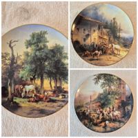 Lot 3 assiettes décoratives porcelaine Wilhelmsburg