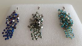 Swarovski StrassSteine 2088 ss12 144st,3 Farben.