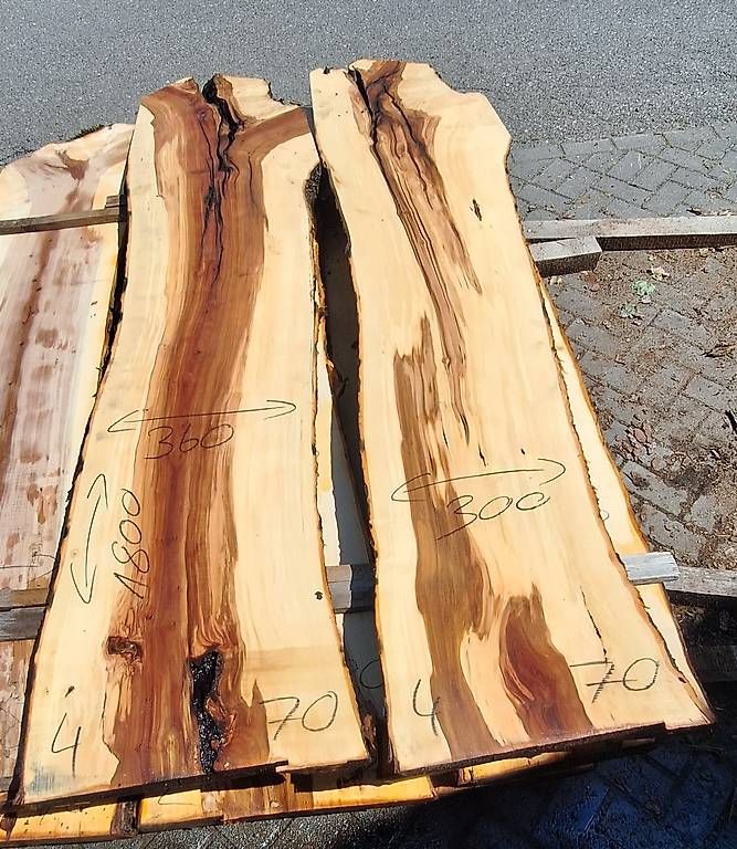 Articles en bois: Apfelholzbretter 70mm, 4 Stück – D'occasion à Waldkirch par bauprofi87 1
