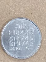SVIZZERA 5 FR MONETA COMMEMORATIVA 1974  usata - circolata