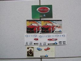 Solido, Automodell Prospekte, France, von 1994/95/96/99