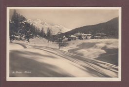 ST. MORITZ - Meierei unter Schnee - 1927