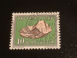 Feldspat ZNr. B97 1960 Vollstempel Winterthur