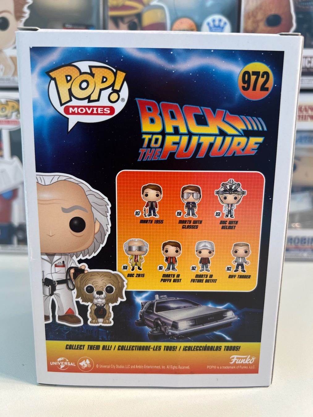 Funko Statuette: Funko POP! Retour vers le Futur Doc & Einstein Edition Limit – Nuovo e nell'imballaggio originale da Le Mouret venduto da perfectbijou 2
