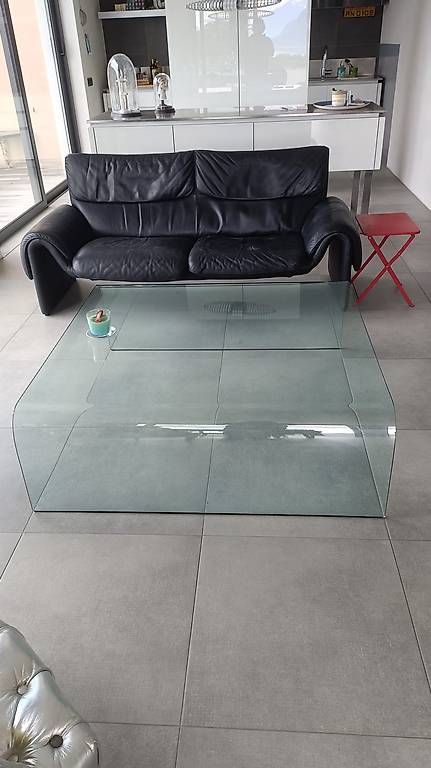 Tavoli: Table basse en verre Fiam – Usato da Granges (Veveyse) venduto da Primo23