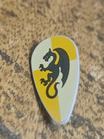 lego 2586p4k Shield Oval with Dark Green Dragon.