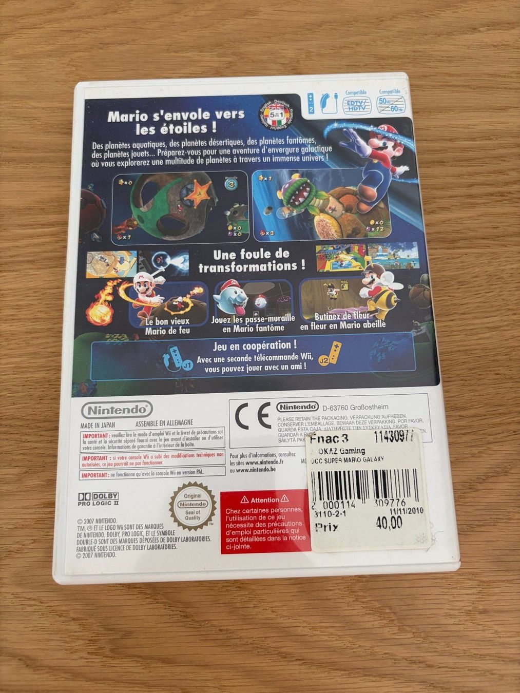 Nintendo Giochi: Super Mario Galaxy - Nintendo Wii – Usato da Pully venduto da FunkyGames 1