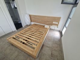 IKEA MANDAL Bett mit Schubladen inkl. Kopfteil