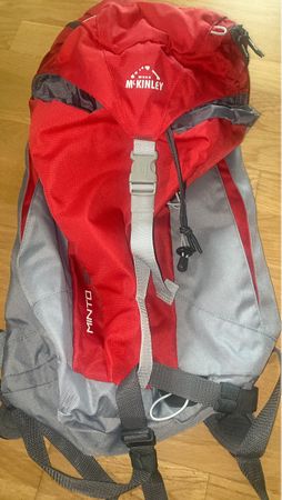 McKinley Minto Backpack - Hiking, Camping, Travel - Red