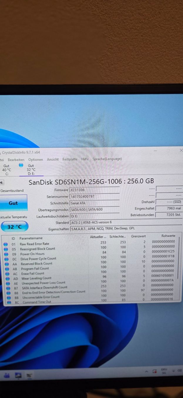 Sandisk Disques durs: San Disk 256GB m.2 SSD – D'occasion à Zihlschlacht par vogelgrip 2