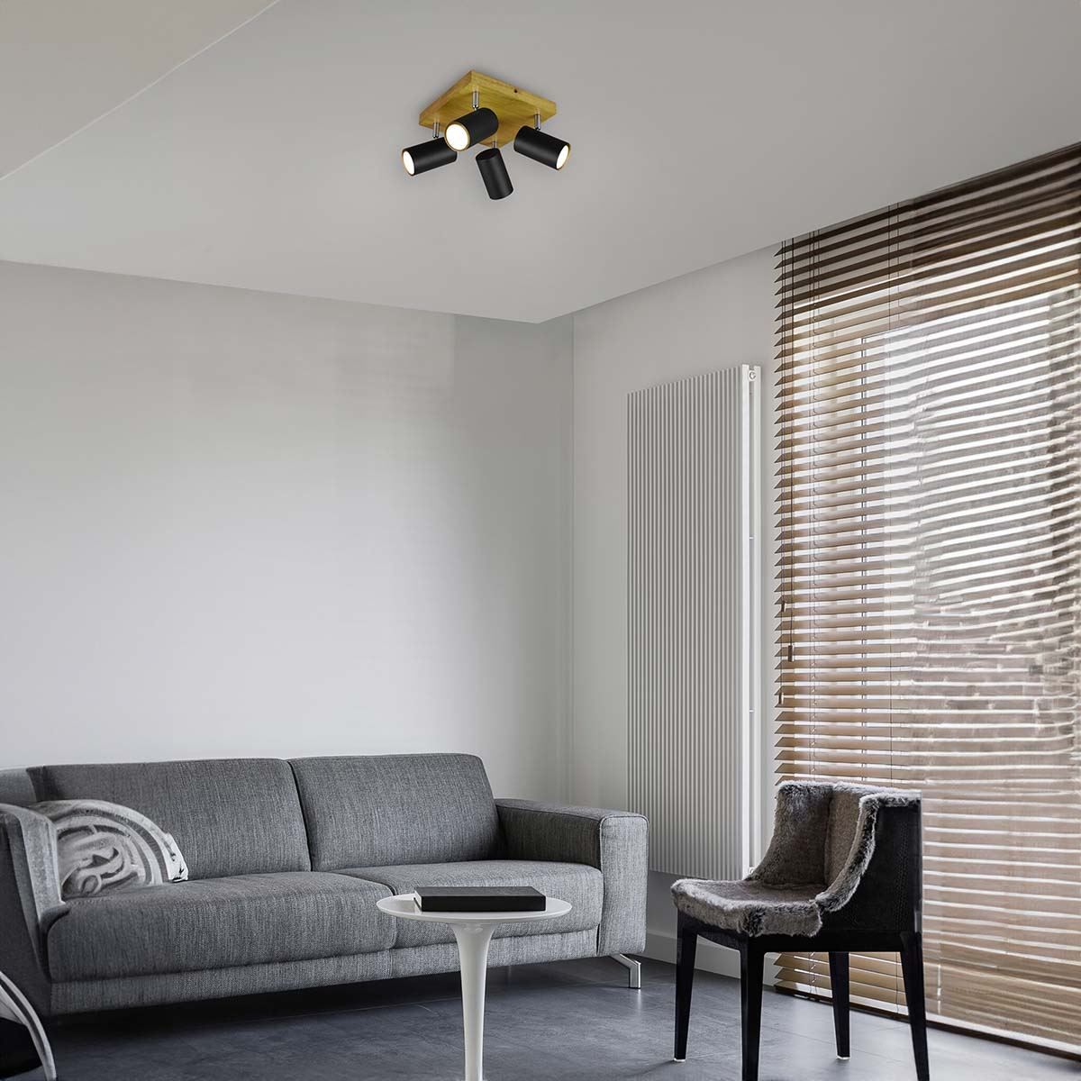 Lampadari & plafoniere: Deckenleuchte, 4 Strahler, 22 cm x 22 cm – Nuovo (secondo la descrizione) da Kreuzlingen venduto da Smart-Light 1