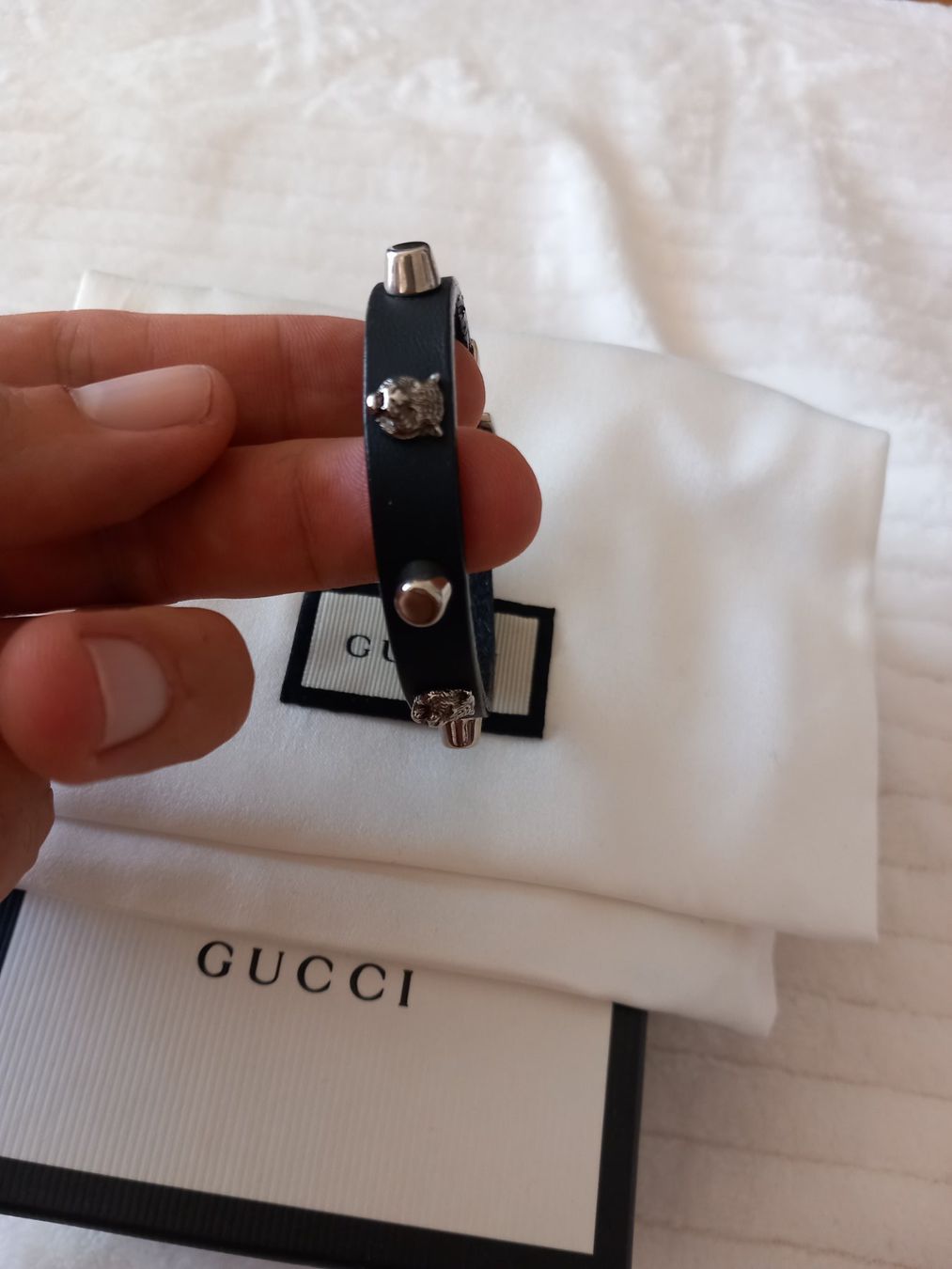 Gucci Bracciali & Braccialetti: Gucci bracelet cuir – Usato da Le Grand-Saconnex venduto da Rgt87 6