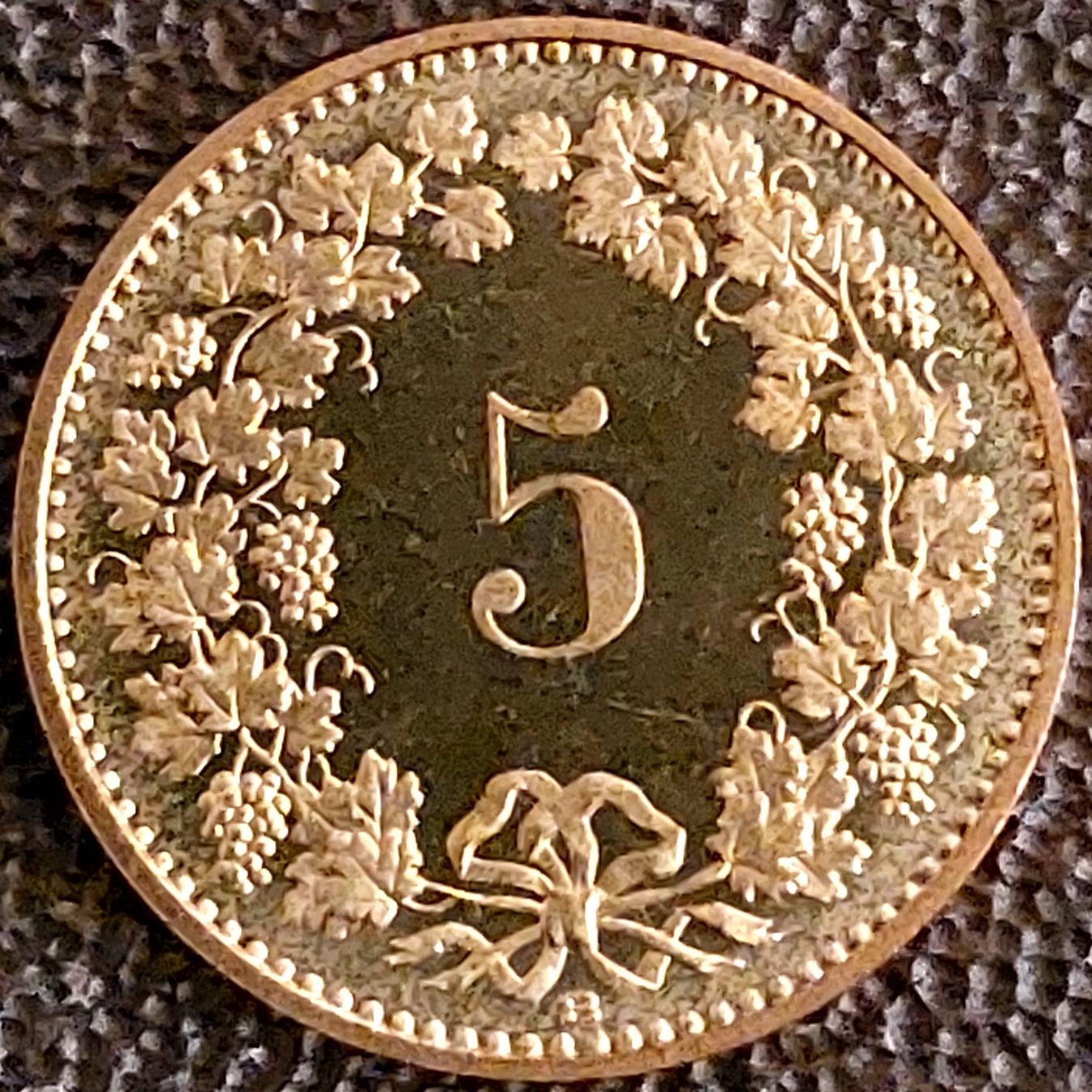 Tutti le monete: 5 Rappen 1993 stgl. / aus Münzsatz – Nuovo (secondo la descrizione) da Arch venduto da coinsandmore 1
