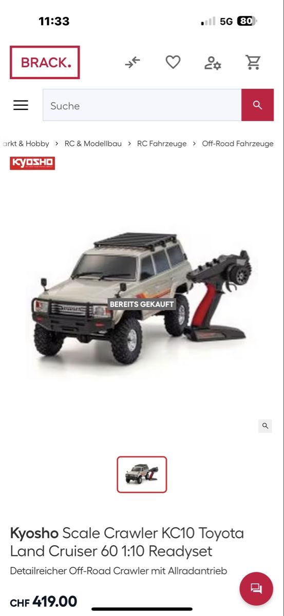 Kyosho RC Kits de montage: Kyosho K10 Rc – Neuf (Voir description) à belp par Wolfgang19773005