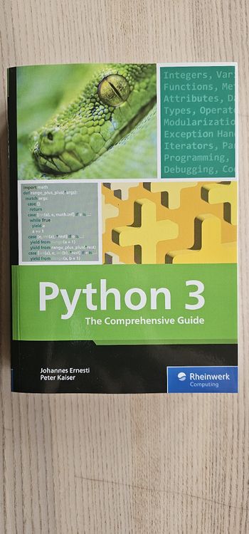 ENGLISH: Python 3 The Comprehensive Guide 1st Edition 2022 (Gebraucht ...