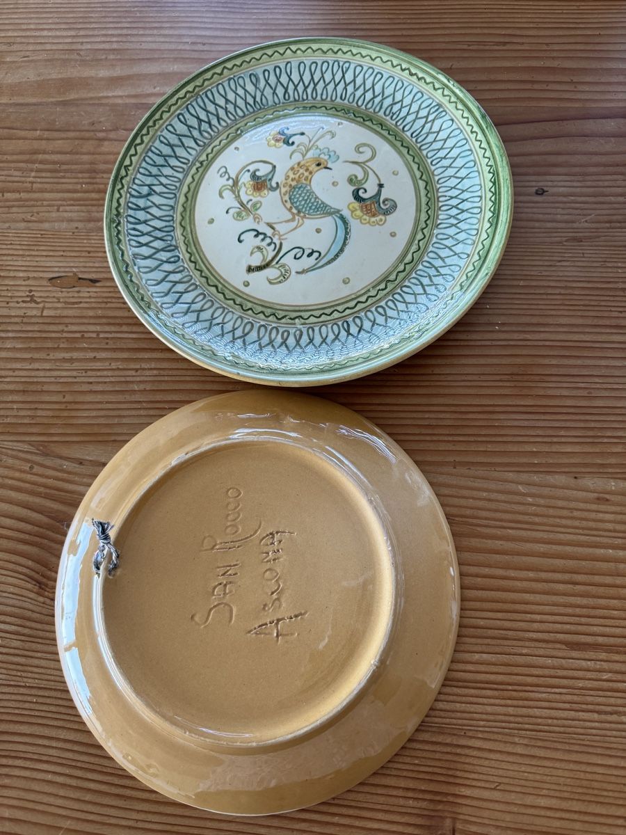 Piatti: Keramikteller, Handbemalt, Vintage, 2 Stk – Usato da Lanzenhäusern venduto da Galaa 3