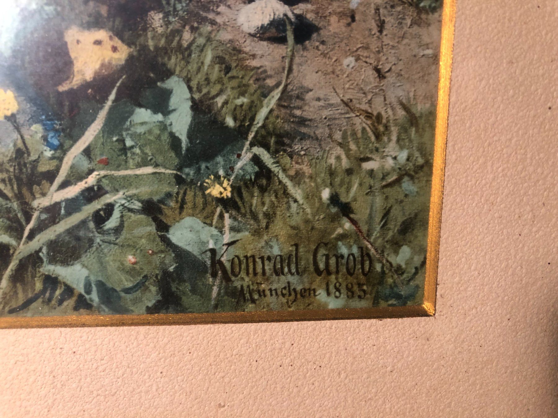 Foto & Immagini: Kunstdruck Mutter mit Kindern von Konrad Grob 1883 – Usato da Aefligen venduto da Bubu218 2
