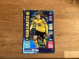 Topps Match Attax Giovanni Reyna BVB-Midfielder Trading Card
