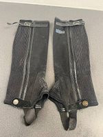 Reitchaps/Gamaschen Canvas/Leder, Grösse S