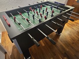 Tischfussball, Kickertisch, schwarz, guter Zustand