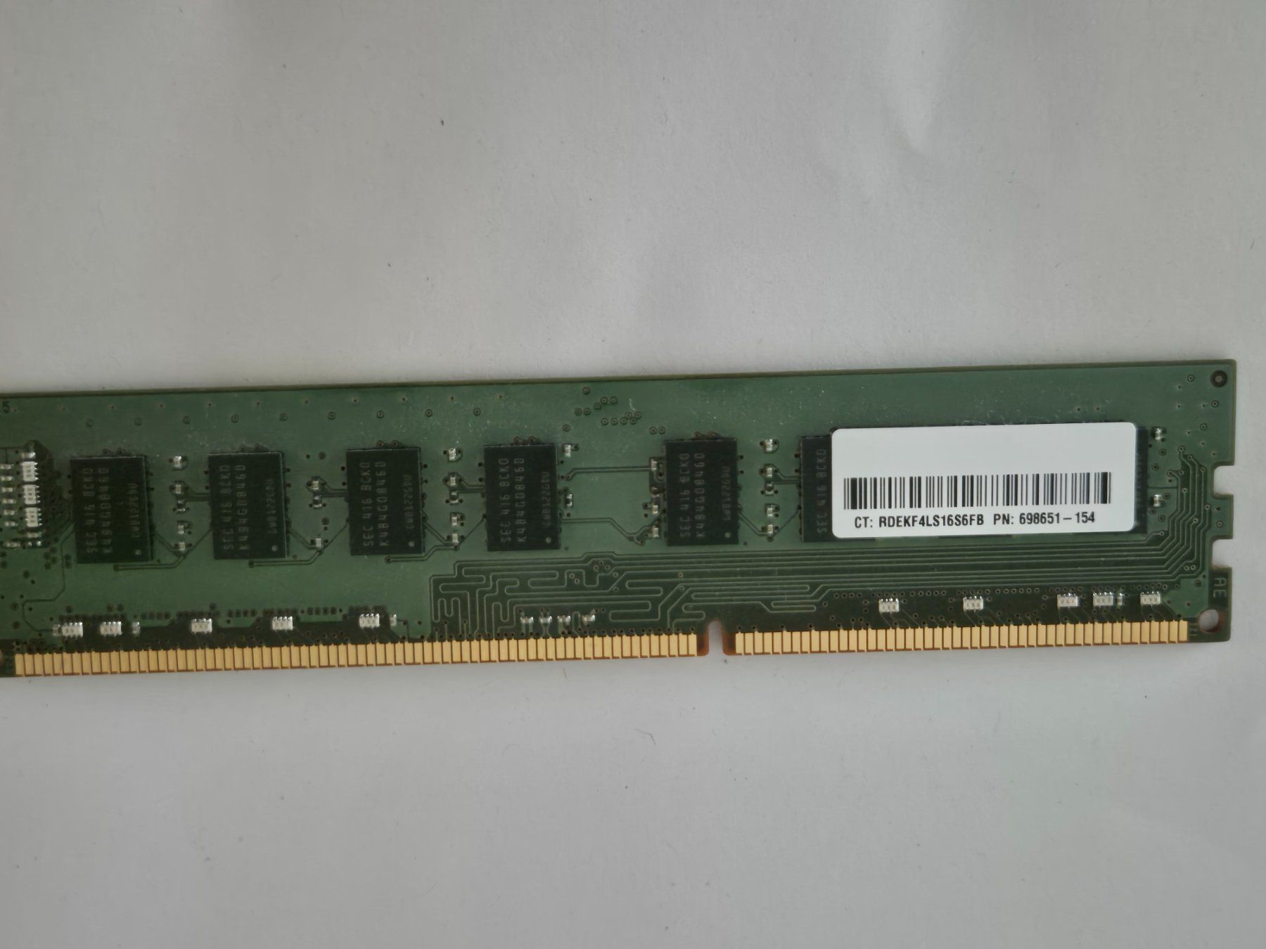 Samsung Memoria / RAM: 8GB 2Rx8 PC3L-12800U-11-13-B1 – Usato da Roggwil BE venduto da GLDANI 2