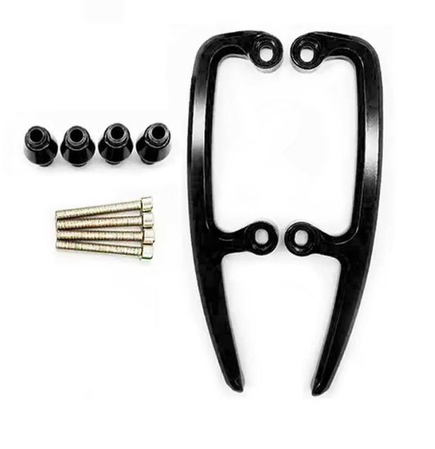 Supports De Béquille M8 Pour Moto Kawasaki Z650, Ninja 650, Versys 650 – Bobines Oscillantes En Aluminium CNC, Couleur Titane/rouge/noir/vert - 8