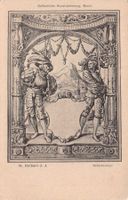 Kunst-AK, H. Holbein der Jüngere - Scheibenriss
