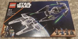 Lego Star Wars 75348 Mandalorian Fang Fighter vs TIE Interce