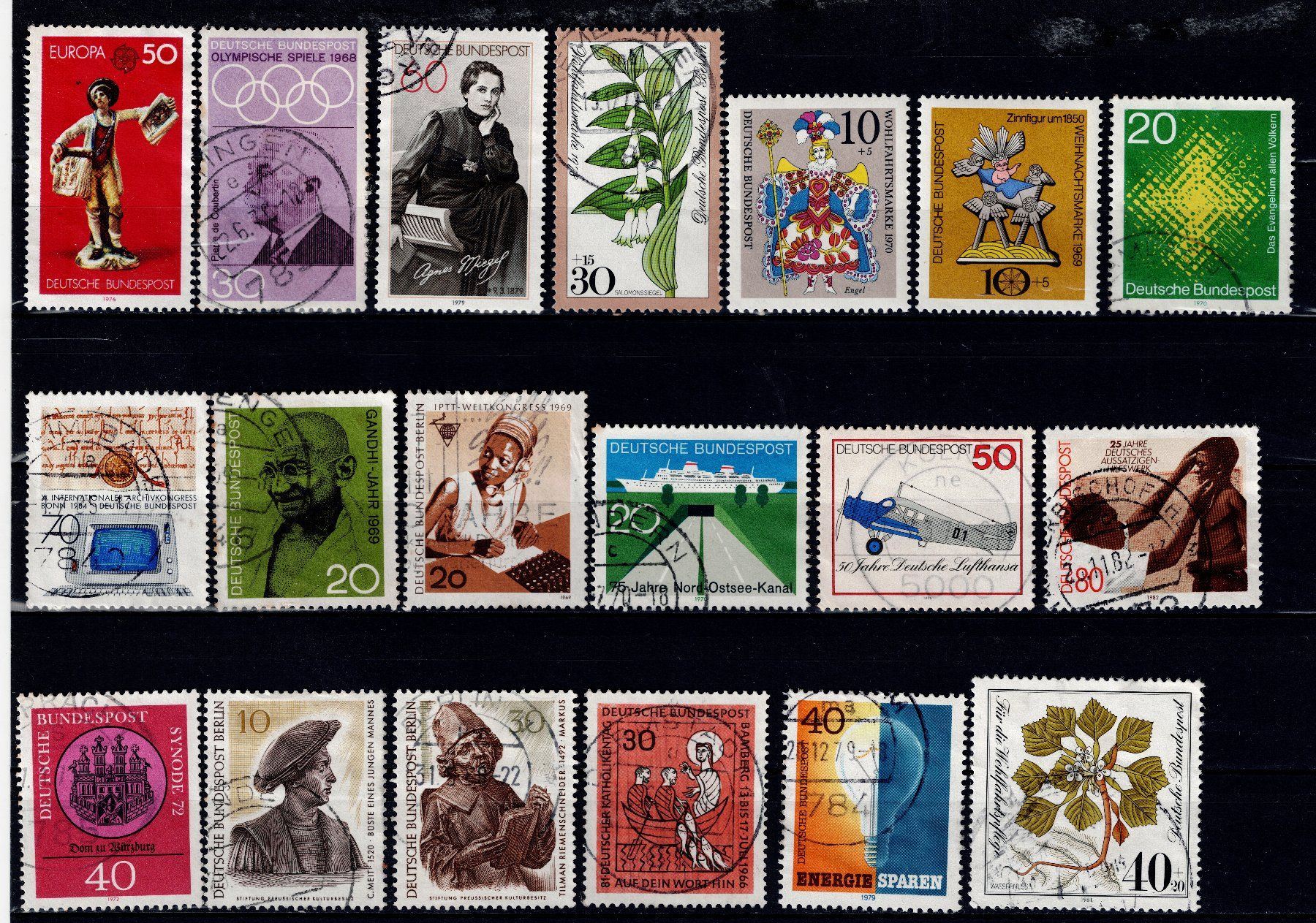 Tutti i francobolli: 44x Briefmarken Deutschland 3 – Usato da Tenniken venduto da mik_6mxg 6