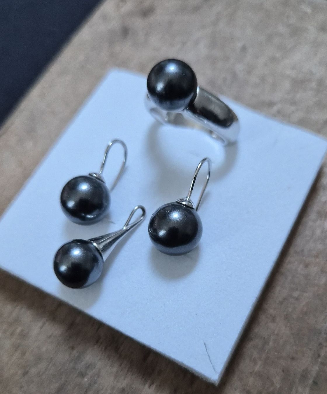 Altri gioielli: TCHIBO Schmuckset, Kunstperlen, 925 Silber – Usato da Eggersriet venduto da illy76