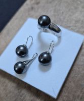 TCHIBO Schmuckset, Kunstperlen, 925 Silber