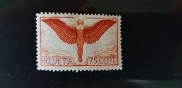 Flugpost Briefmarke ungestempelt Jahrgang 1923 Ikarus orange