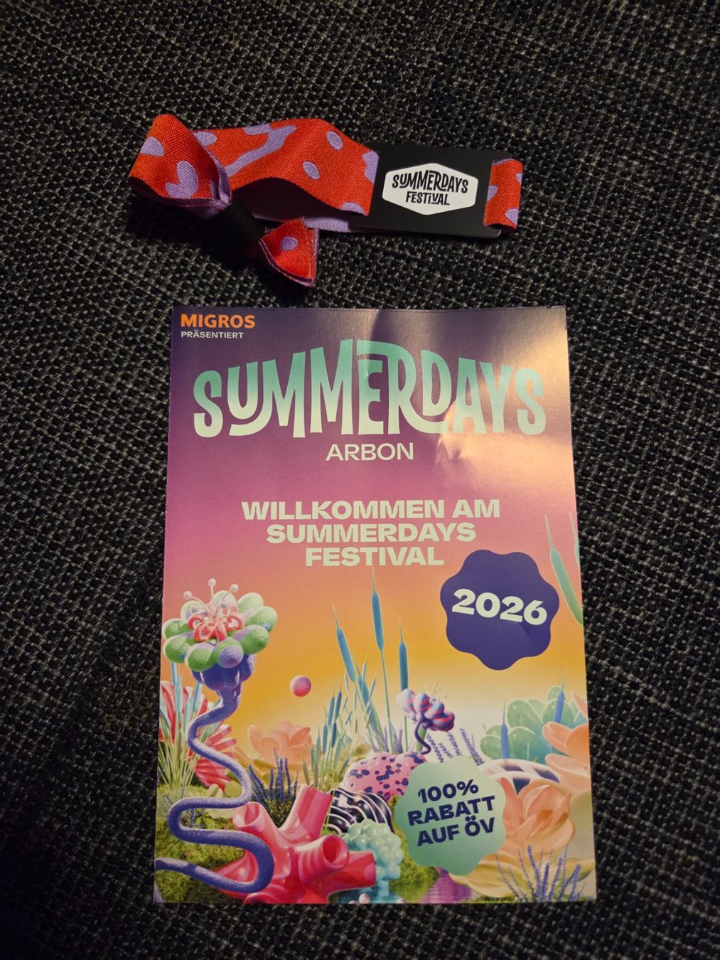 Tickets: 1 Freitag Ticket Summerdays Arbon – Neu (gemäss Beschreibung) aus Gossau SG von Sandy2014 2