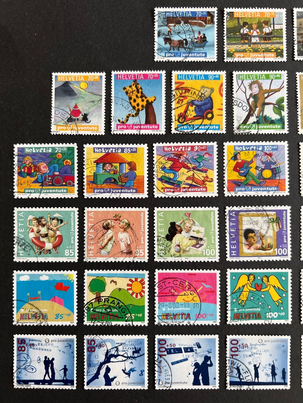 Alle Briefmarken: PJ Sätze von 2000-2022 gestempelt – Gebraucht aus Braunau von Desil2511 1