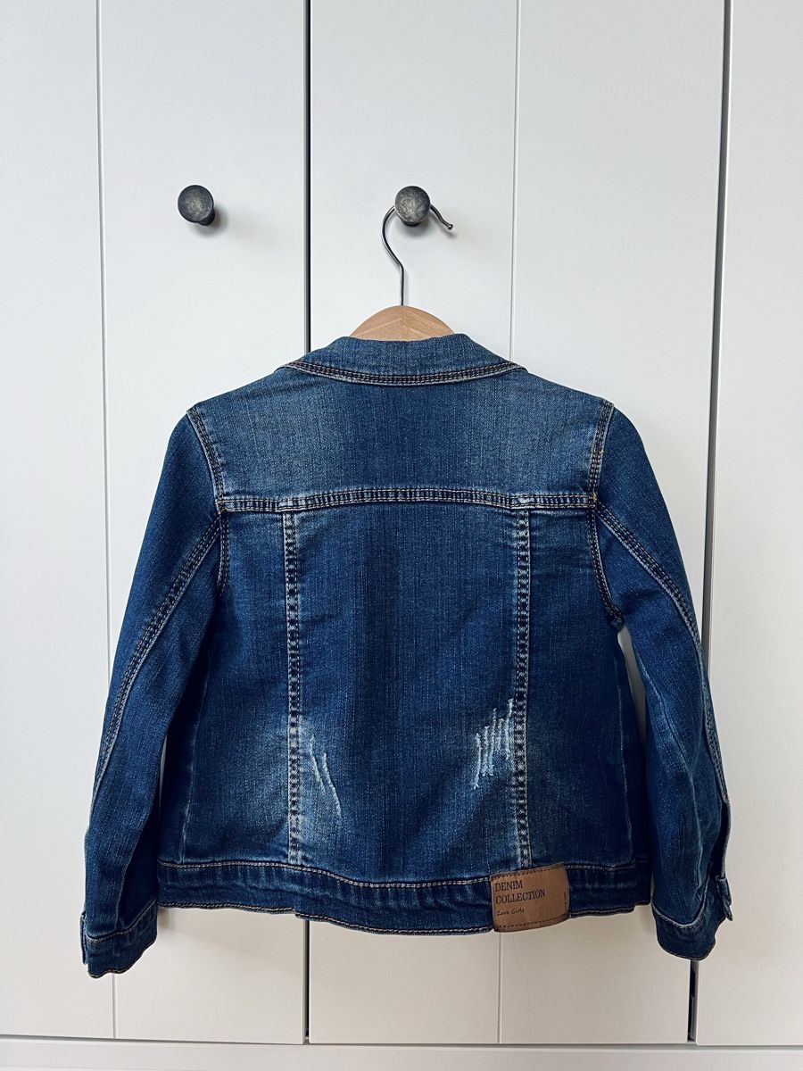 Zara Giacche & Cappotti: Zara 110 Jeansjacke Jacke blau – Usato da Burgdorf venduto da rulan 2