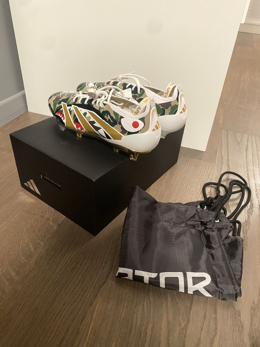 Bape Scarpe da uomo: adidas x BAPE Predator Elite - EU 40 2/3 – Nuovo e nell'imballaggio originale da Schaffhausen venduto da solequart 5