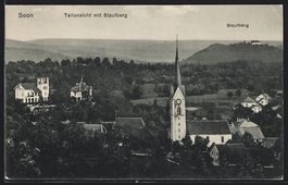 Seon, Teilansicht mit Staufberg u. Kirch
